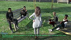 Wow, tjek Lust Del 14 gameplay med utro oliestriber kone! Hvordan håndterer anime-læreren dampende massage?