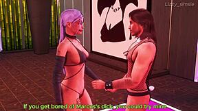 Strippari rakastaa imea useita sisäänlaskuja, eikö vain? 3D-animaatiossa isoilla titeillä