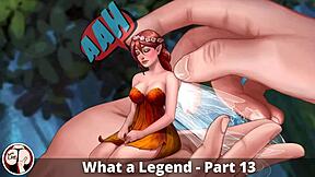 W Wal 13, postać całuje wściekłego pasterza w błocie