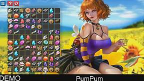 פומפום במשחק פנטזיה עם פעולה הנטאי