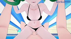 타츠마키와 캡틴 미즈키 격렬한 섹스 - 원펀치맨 헨타이