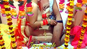 Desi Bhabhi's Wild First Suhagrat Fucking on the Ranch