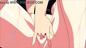 八千佳和米娅热辣对干