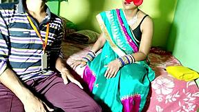 घर पर सहकर्मी टीचर के साथ वाइल्ड बेंगिंग, क्लियर हिंदी ऑडियो में!