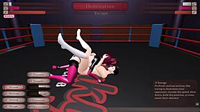 Δες αυτό το kinky wrestling όπου η bunnygirl παίρνει pegged δυνατά στο ring