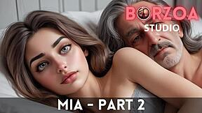 Mia in Papi 2 - Najstniška devica mokra ob misli na ogromen kurac svojega starega očeta. Fantazira o njegovih 40 letih izkušenj.