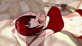 ビッグアスのハentai 巨乳がオーガズムで噴射する？