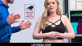 Lifter4k - vyděšená tlustá mladá zlodějka 18+ potrestána tvrdým jebáním