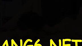 Jente pirrer guttas behov med vill cowgirl-riding