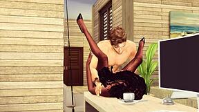 Sims 4 eğlenceli Florida - kayıp kıç oteli - seri 1 seslerle.