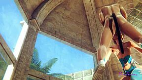 Elsa femboy połyka kutasa jak pro w anime