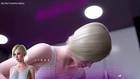 Apocalypse 15: Stepsis gets cum on her tight pink pussy (3D porn game)