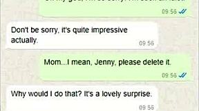 Véletlenül küldtem egy fasz képet a mostohaanyámnak WhatsApp-on. Vad reakciója megdöbbentett!