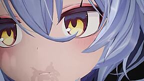 Jag är besatt av Yuuko Zoku anime ASMR-knull