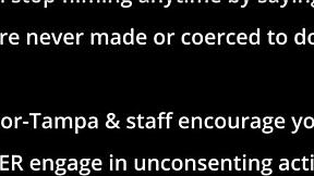 Ария Никъл получава гинекологичен преглед с пляскане