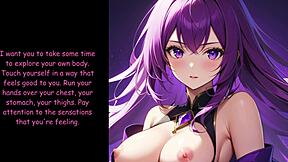 Οδηγώ εκπαίδευση CEI για αρχάριους με τη Mira σε hentai JOI μέρος 1