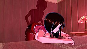 Utforsker 3D tegneserie hentai med enorme karakterer og store trekk i animerte scener