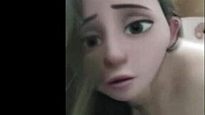 Ей нравится быть моей сексуальной куклой для жёсткого траха и наполнения спермой