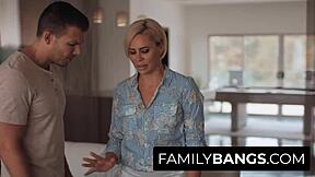 Familybangs com - mektig milf lengter etter ansikts sprut fra stesønn