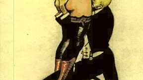 复古色情绘画以惊人细节带来蒸汽老派氛围