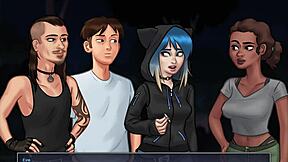 Wow, Summertime Saga 68 má veľké cicí v anime hentai hre!