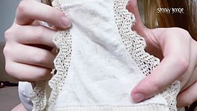 Saya Jadi Horni Banget Nyium Celana Dalam Kotor Saya Sambil Payudara Besar Keluar.