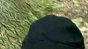 Vi blev fanget i at kneppe i parken da jeg kom i ham!