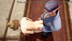 Warcraft parodi i tronsal med 3D tegneseriefigurer