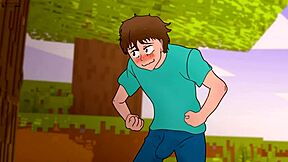 Megumin naken ber svart mann om hard knulling i Konosuba-parodi