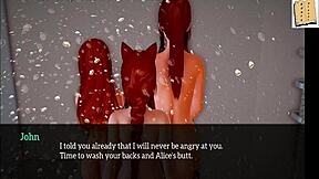 Min nya familj 146: Hentai tecknad anime med detaljerade karaktärsinteraktioner