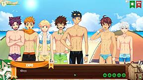 天哪！夏美在营地第13集用俄语配音操健太郎！