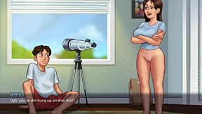 Summertime Saga Hints At Step Sis Pussy Licking And Cum On Bed