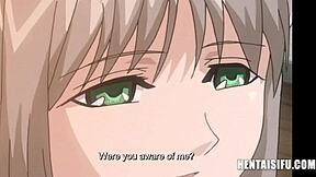 هينتاي - الرجل الوحشي يسيطر على زملائه بالإصبع الخلفي الخام