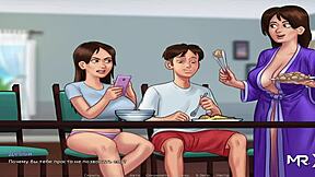 Stor agurk blowjob i Summertime Saga episode?