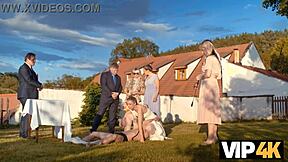 Wow! VIP4K Bride in Dress Gets Wild in Kinky Love Scene!