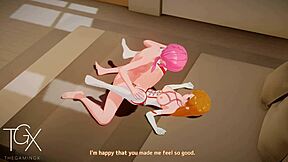 Asuna iz Sword Art Online dobija futanari analno jebanje u hentai