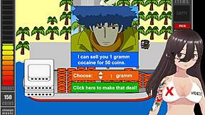 Περιπέτεια του Frank 1 gameplay στα ισπανικά με στοιχεία καρτούν anime hentai