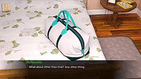 18+ teini isoilla titeillä 3D sarjakuvapuvussa