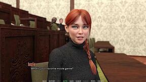 Komplett spilling - Westview Academy Del 4 med hentai blowbang og cumshots