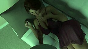 Pervert élvezi a szenzuális szexet a ribanc mostohaanyával a 3D hentai játékban. Nagy cicijai megőrjítik!