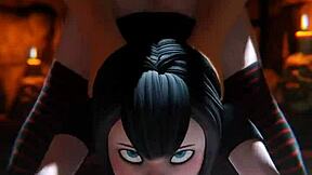 Mavis dostává zezadu v divoké 3D karikatuře