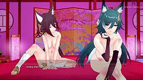 3D cartoon adventure with steamy gay and hentai scenes