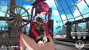 Pravi, sem horny jadranje in želim jebati velikoprsno kapitano v tej igri