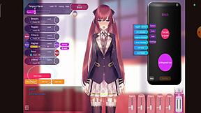 Тренирање кучке у хентаи игри!