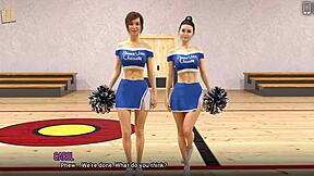 أتعامل مع مشاكل الجامعة 12 في لعبة هنتاي كارتون ثلاثي الأبعاد إيروتيك