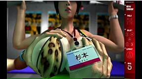 Jaký druh posilovny to je a jak se přidat? Sexy trenérka Shoko Sugimoto Ep 1