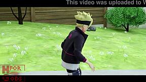 Hinata dort profondément pendant qu'elle se fait pilonner par une bite monstre en hentai