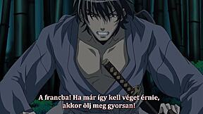 嘿，看这个野性Hentai 武士荷尔蒙动画 带匈牙利字幕！