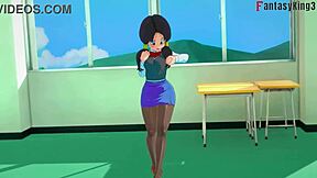 Nézd meg a Dragon Ball Zexet Android 18-cal és Videl-lel, akik üldözik Gohant