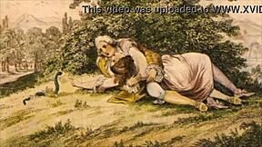 Kakšne skrivnosti skrivajo te vintage erotične risbe iz preteklosti?